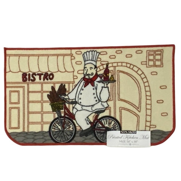 Better Home Chef Bistro Mat Printed Rug Machine Wash Rectangle 18”X30” NEW - Picture 8 of 14